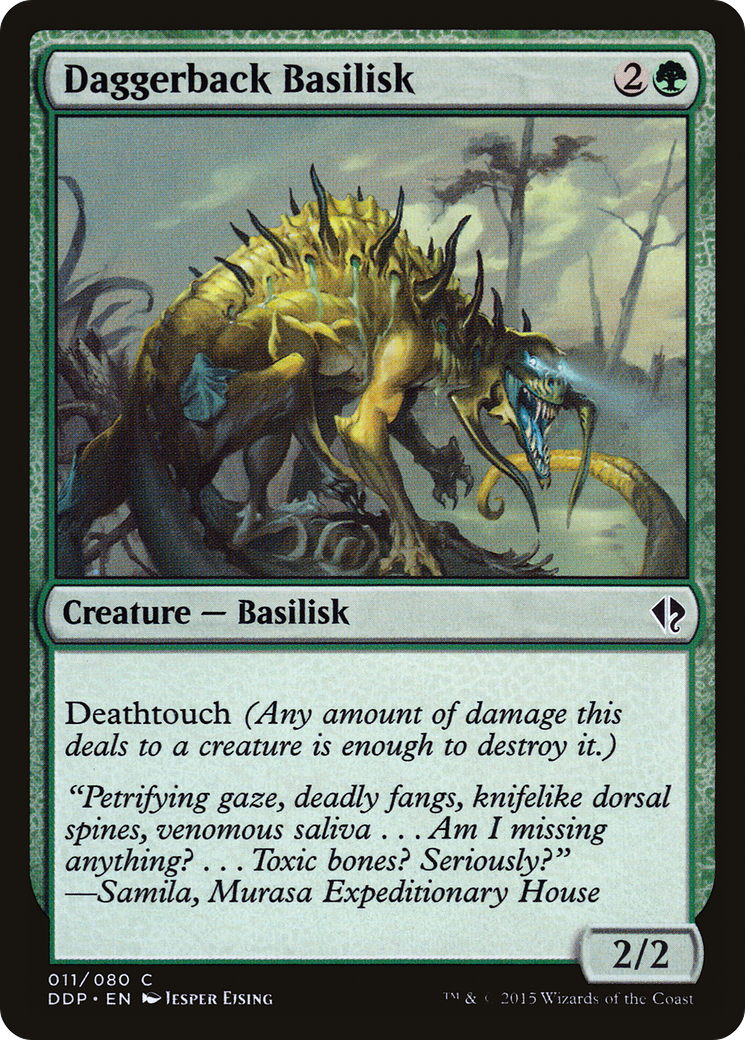 Daggerback Basilisk Card Image