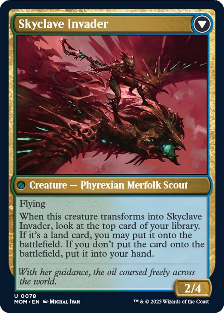 Skyclave Aerialist // Skyclave Invader Card Image