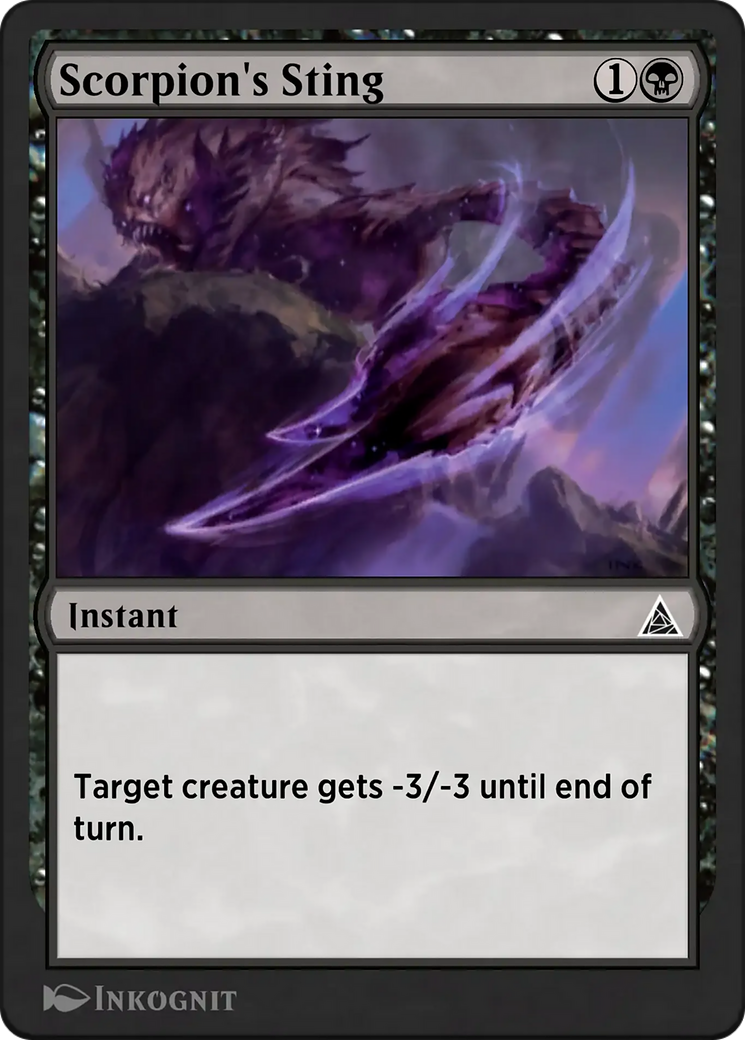 Scorpion's Sting Card Image