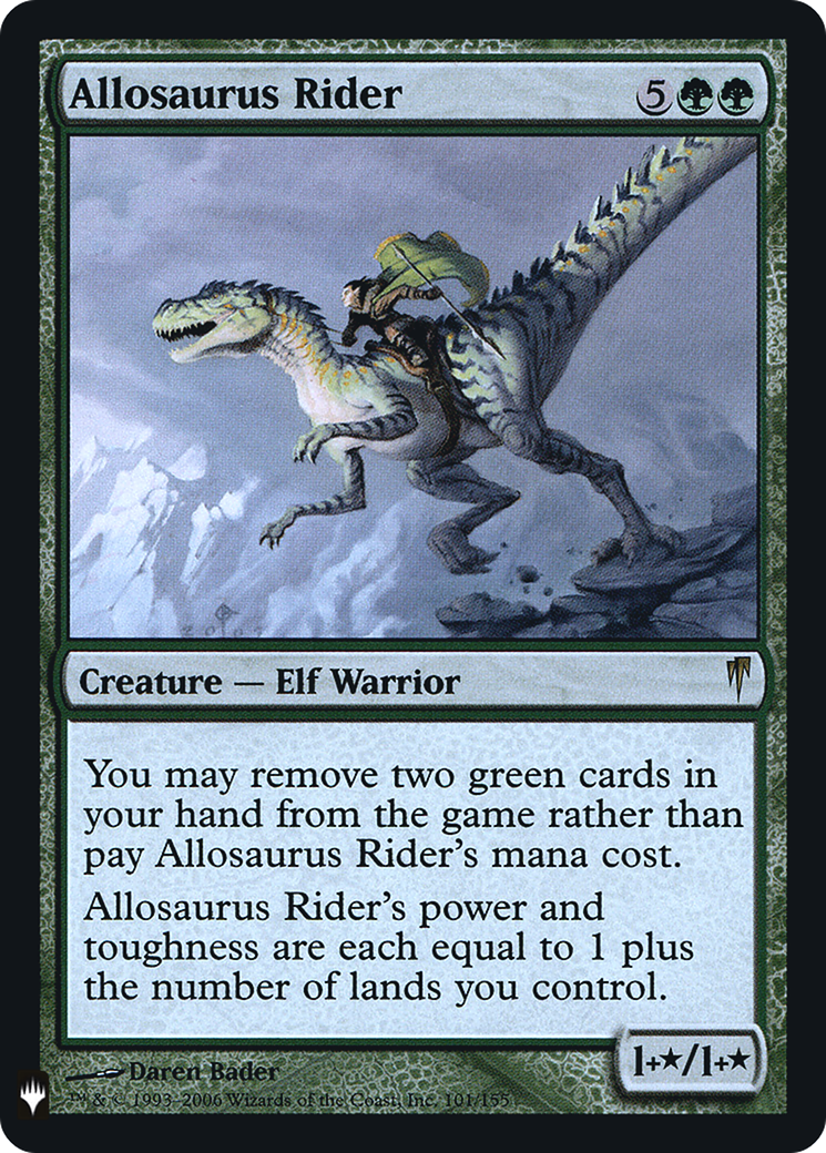 Allosaurus Rider Card Image