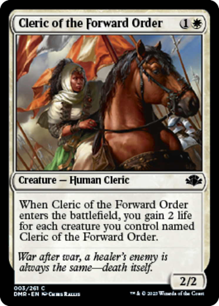 Cleric of the Forward Order Card Image