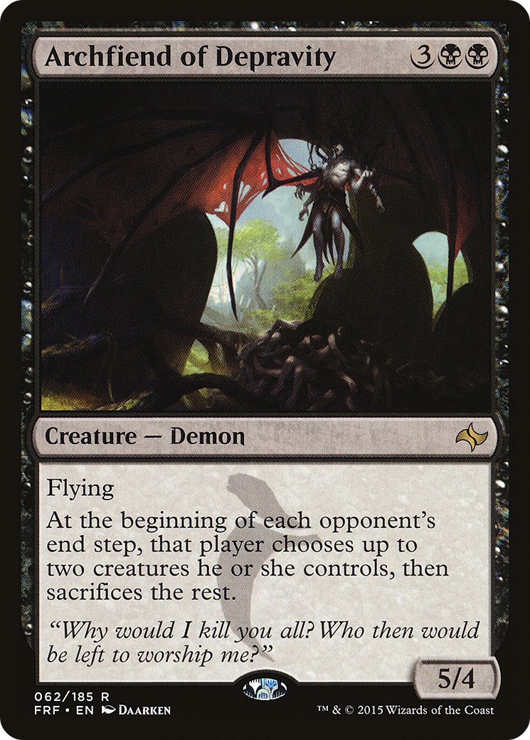 Archfiend of Depravity Card Image