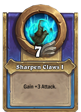 Sharpen Claws I Card Image