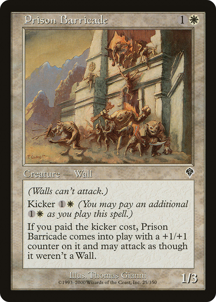 Prison Barricade Card Image