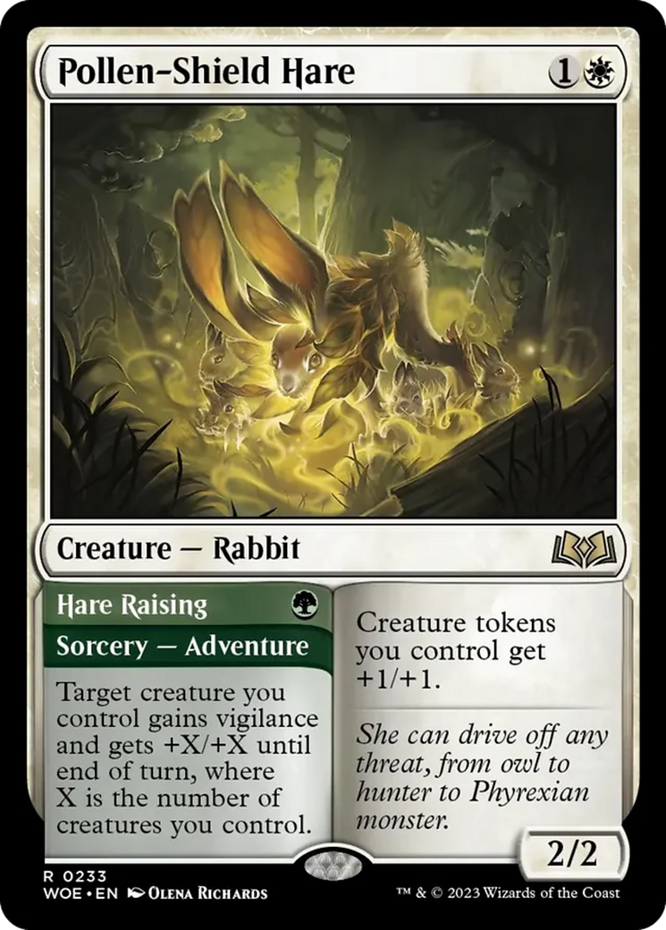 Pollen-Shield Hare // Hare Raising Card Image