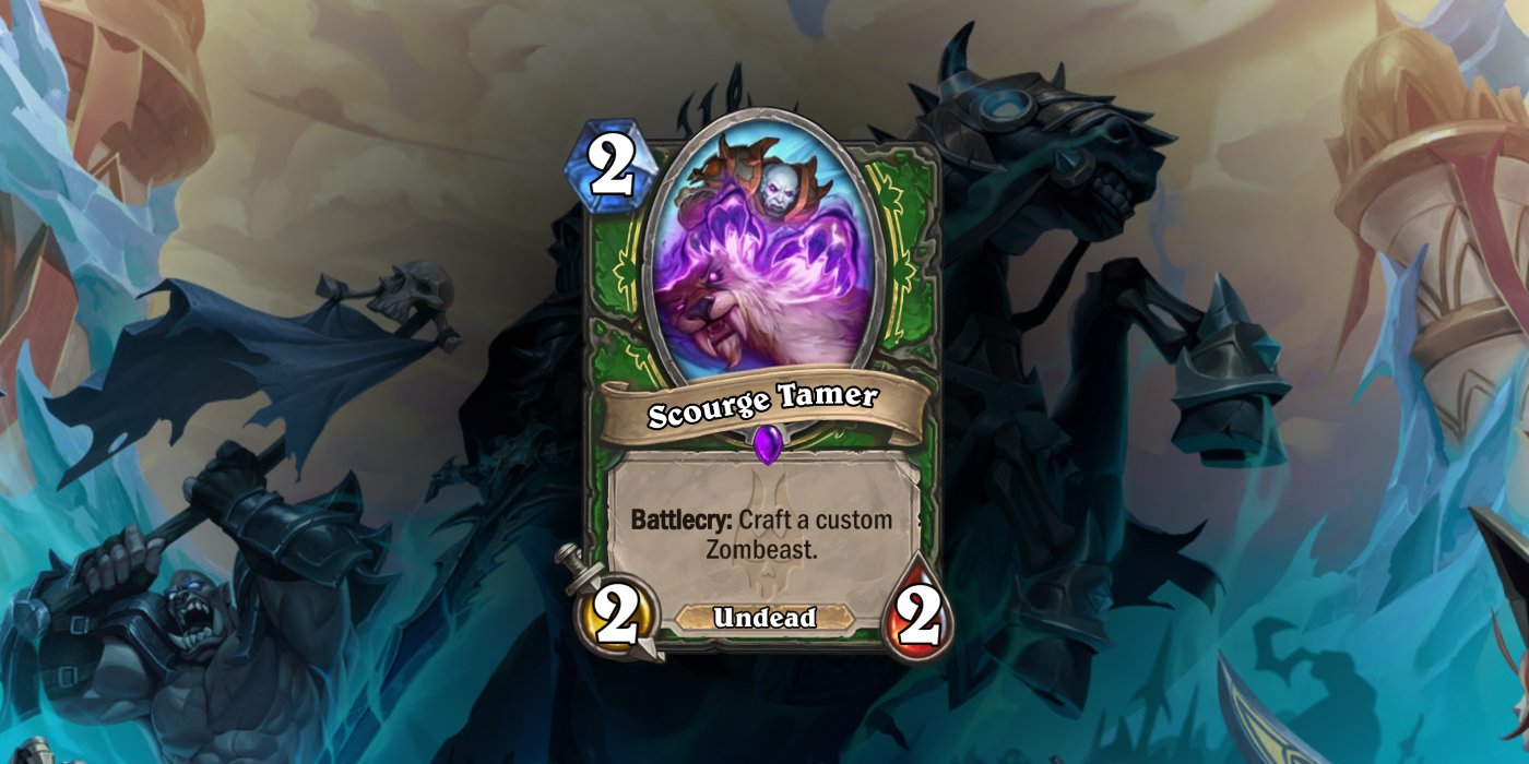 Zombeast Hunter Returns for Hearthstone's March of the Lich King Expansion With Scourge Tamer Reveal From PCGamesN