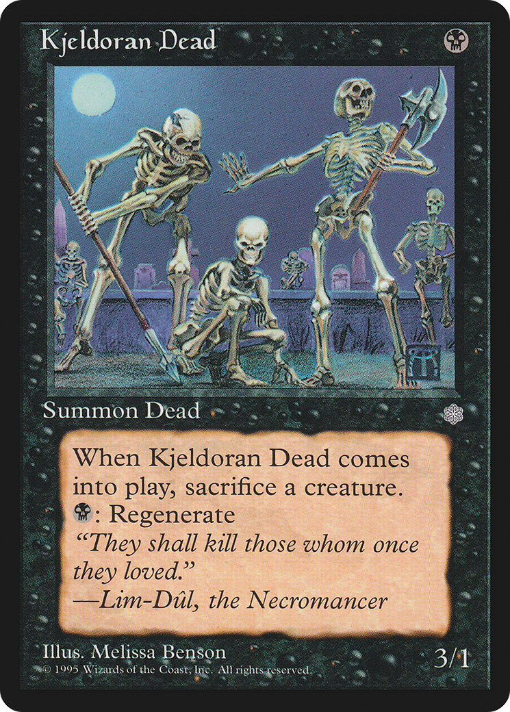 Kjeldoran Dead Card Image