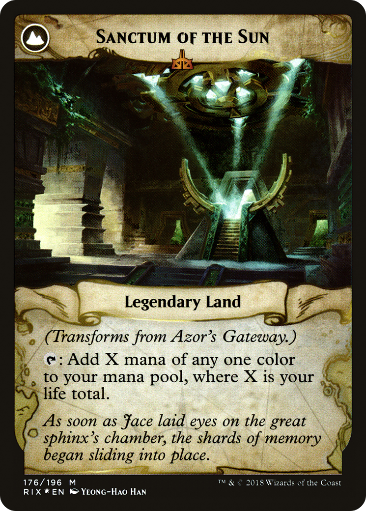 Azor's Gateway // Sanctum of the Sun Card Image