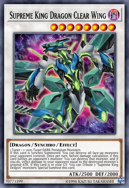Supreme King Dragon Clear Wing Card Image