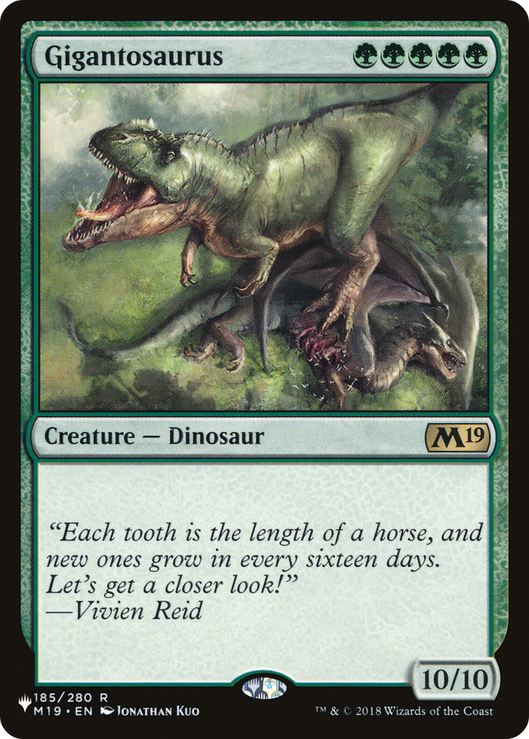 Gigantosaurus Card Image