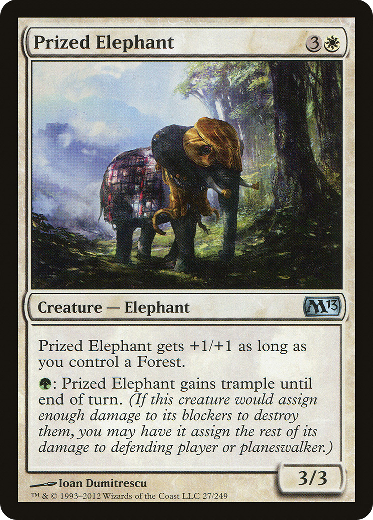 Prized Elephant Card Image