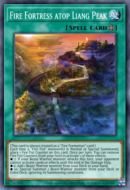 Fire Fortress atop Liang Peak Card Image