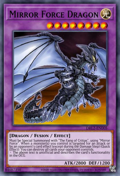 Mirror Force Dragon Card Image