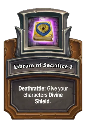 Libram of Sacrifice {0} Card Image