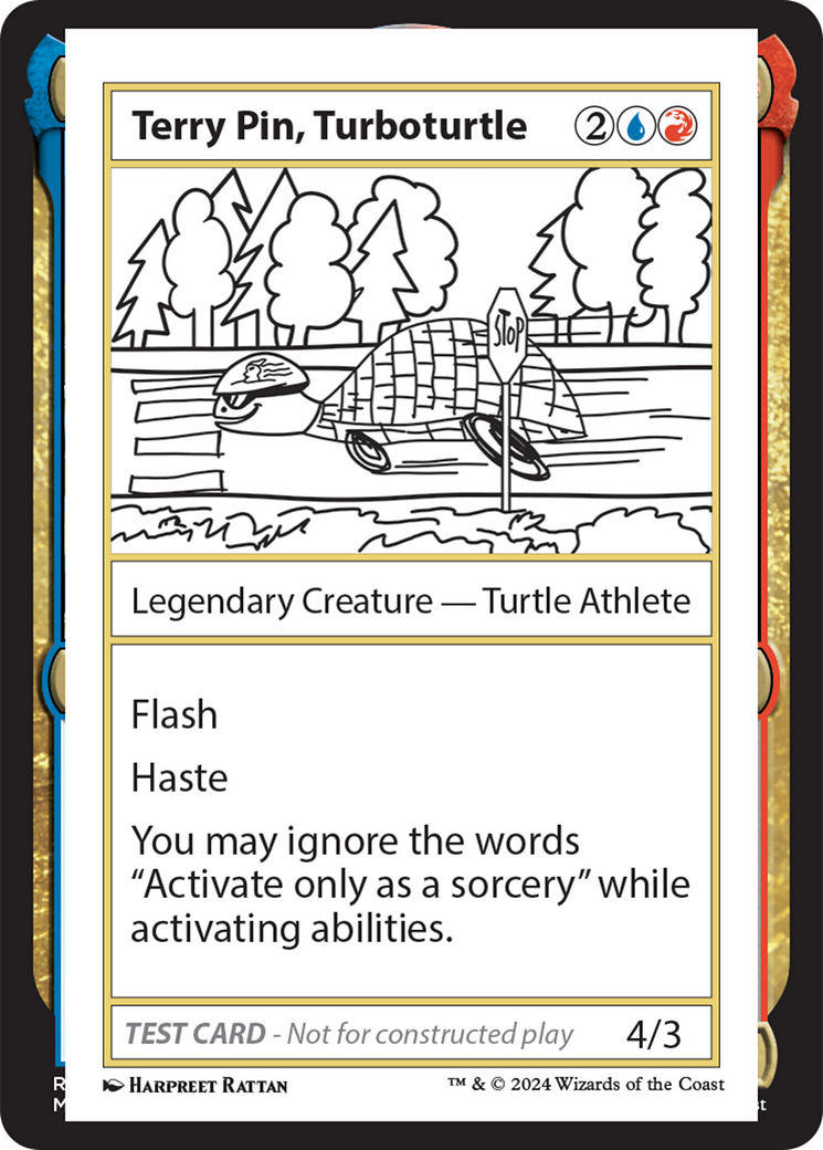 Terry Pin, Turboturtle Card Image