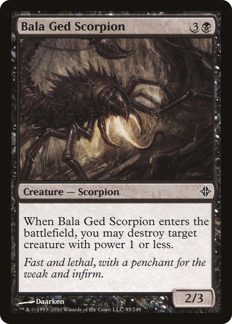 Bala Ged Scorpion Card Image