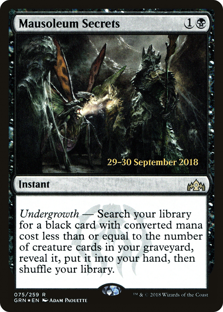 Mausoleum Secrets Card Image