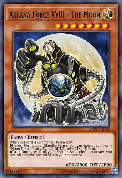 Arcana Force XVIII - The Moon Card Image