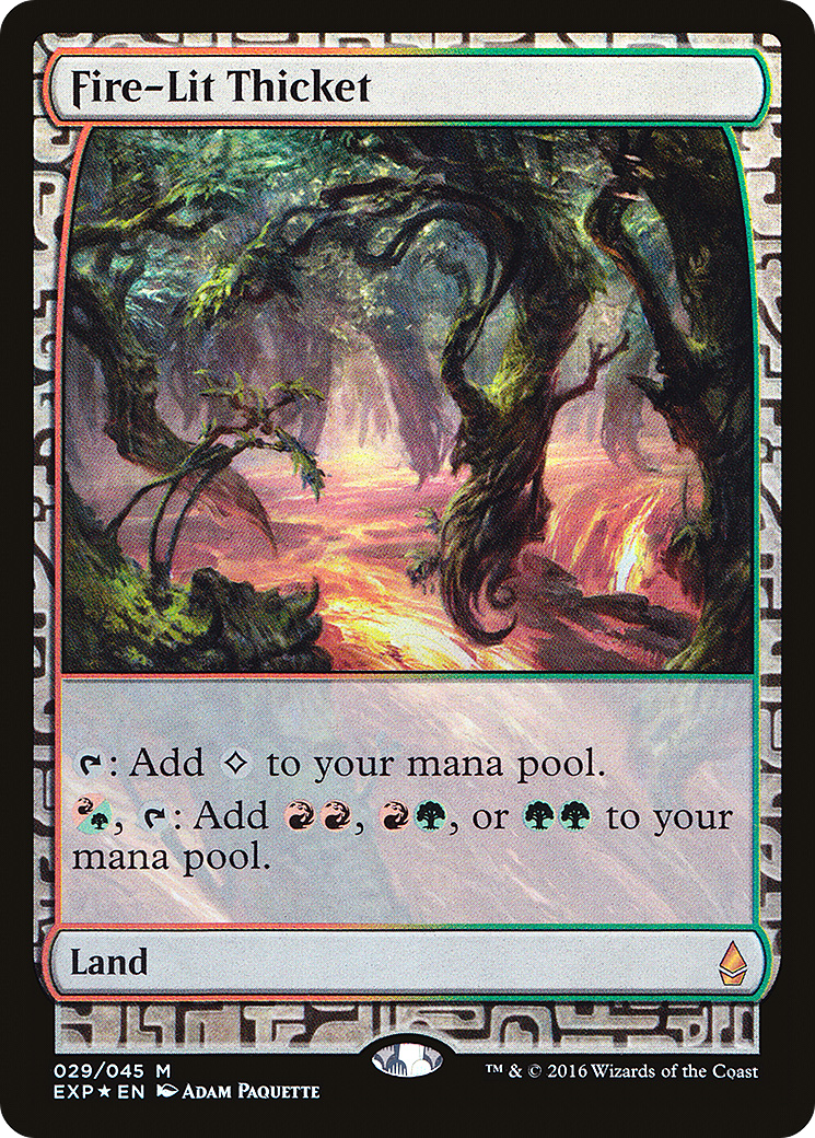 Fire-Lit Thicket Card Image