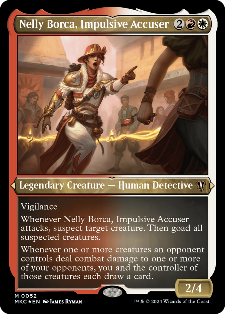 Nelly Borca, Impulsive Accuser Card Image