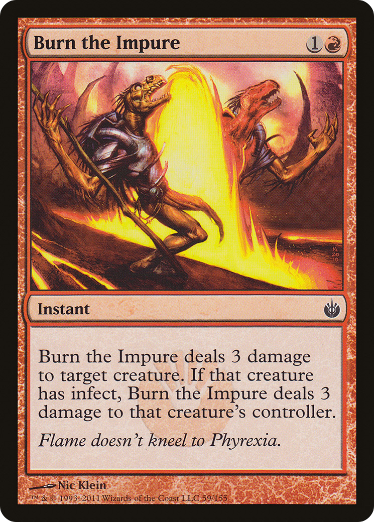 Burn the Impure Card Image