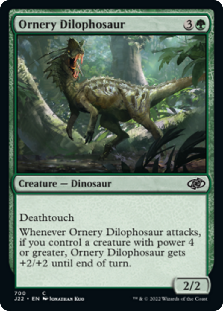 Ornery Dilophosaur Card Image