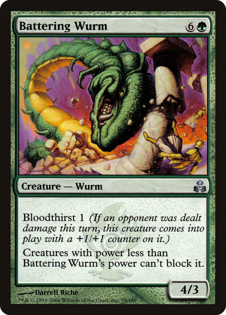 Battering Wurm Card Image
