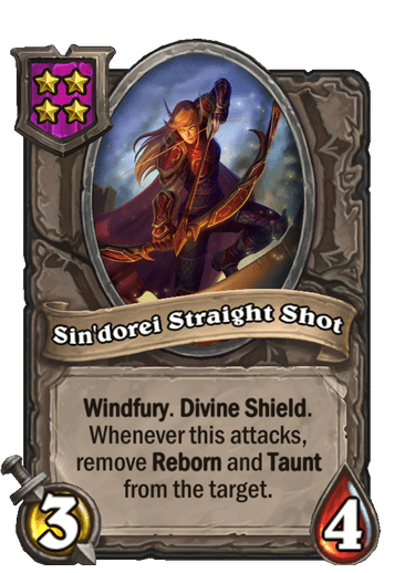 Sin'dorei Straight Shot Card Image