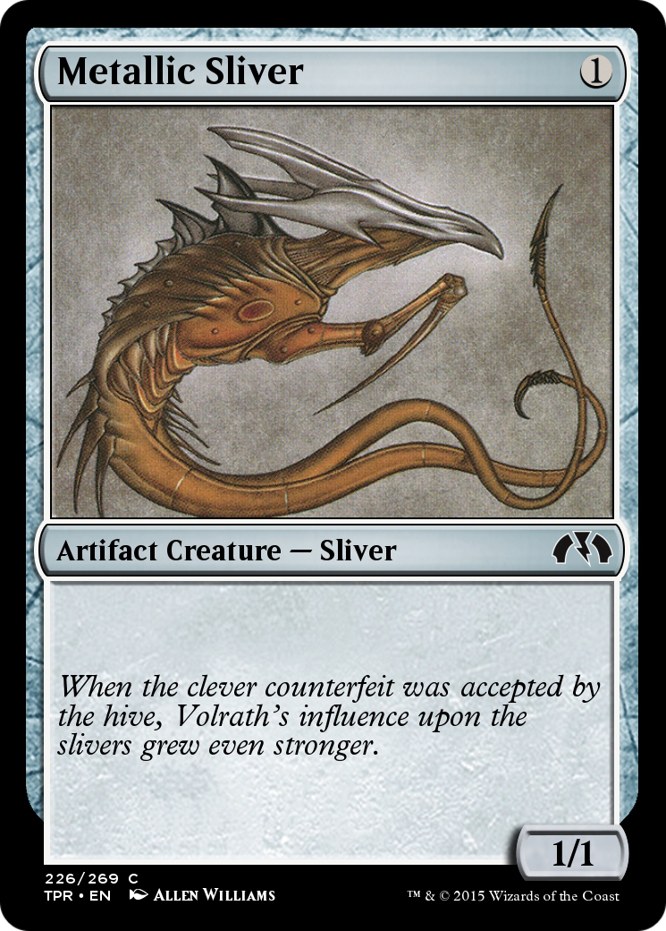 Metallic Sliver Card Image