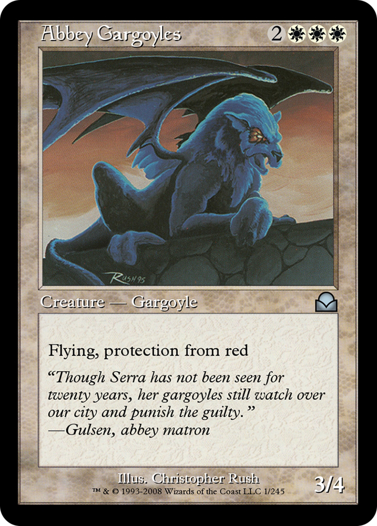 Abbey Gargoyles Card Image