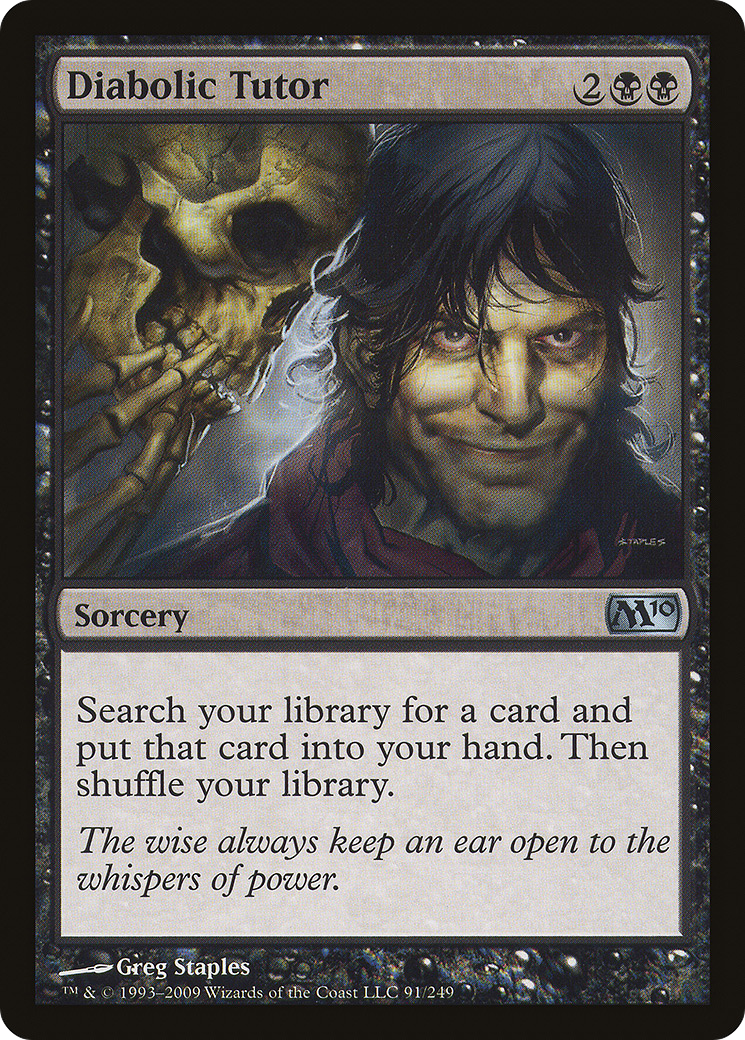 Diabolic Tutor Card Image