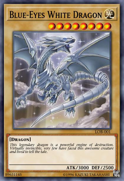 Blue-Eyes White Dragon Yu-Gi-Oh Card, Art 7