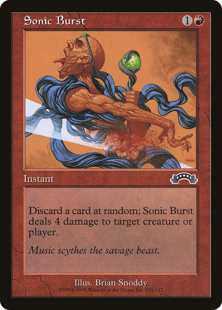 Sonic Burst Card Image