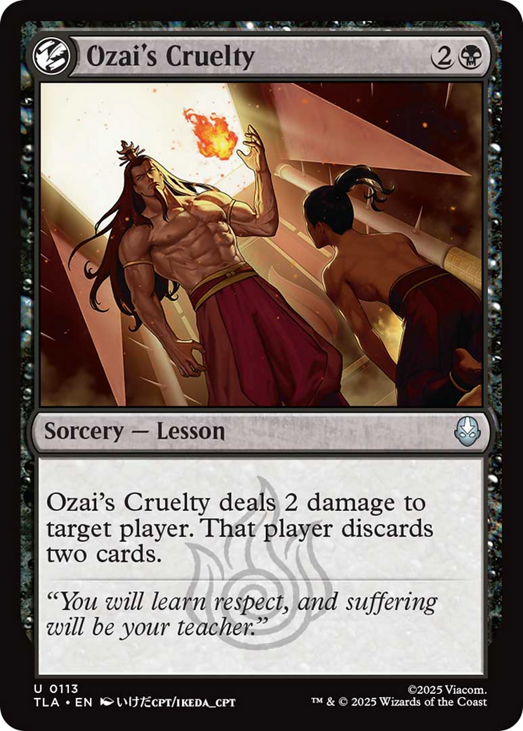 Ozai's Cruelty Card Image