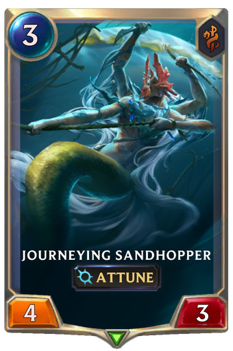 Journeying Sandhopper Card Image