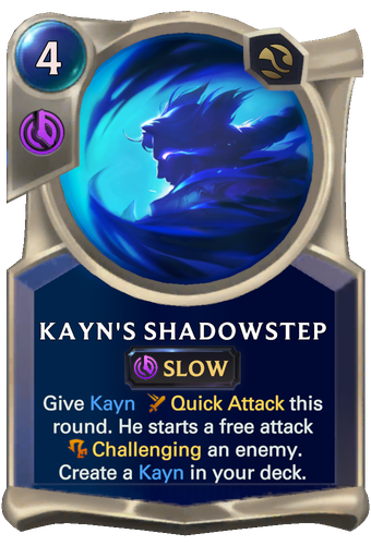 Kayn's Shadowstep Card Image