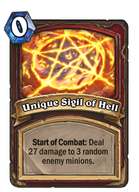 Unique Sigil of Hell Card Image