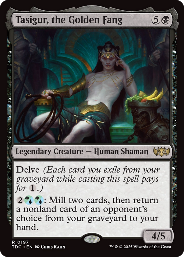 Tasigur, the Golden Fang Card Image