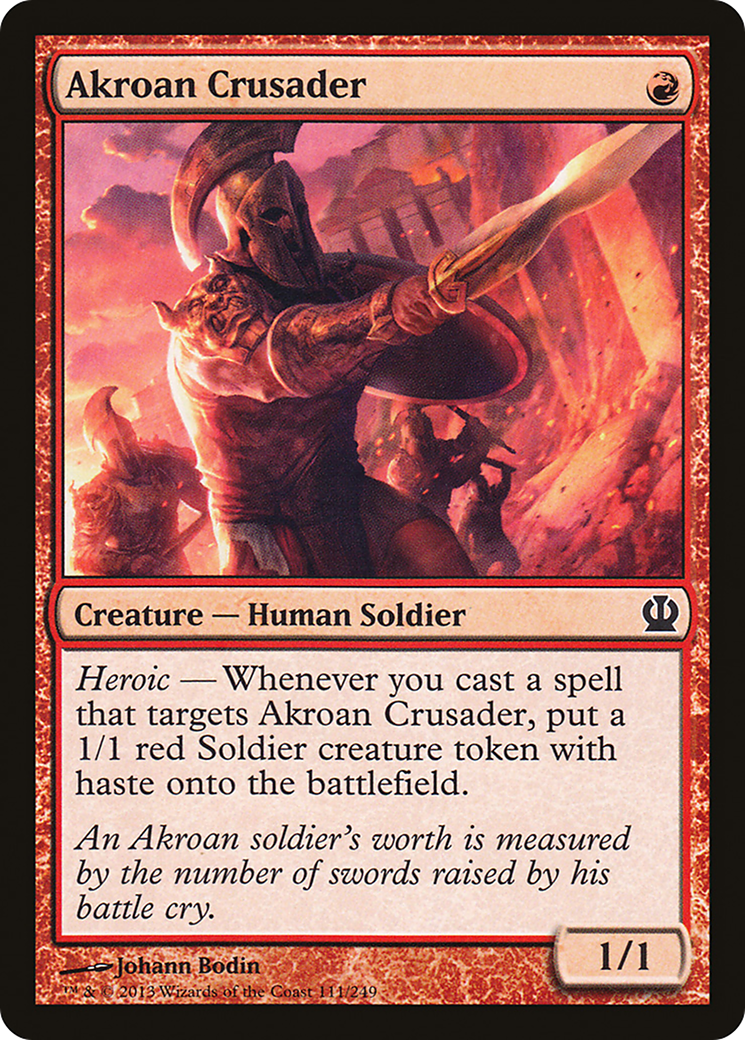 Akroan Crusader Card Image