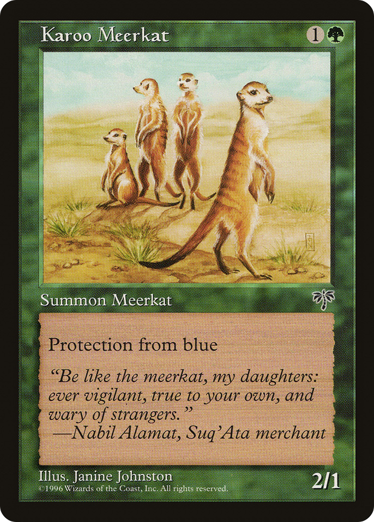 Karoo Meerkat Card Image
