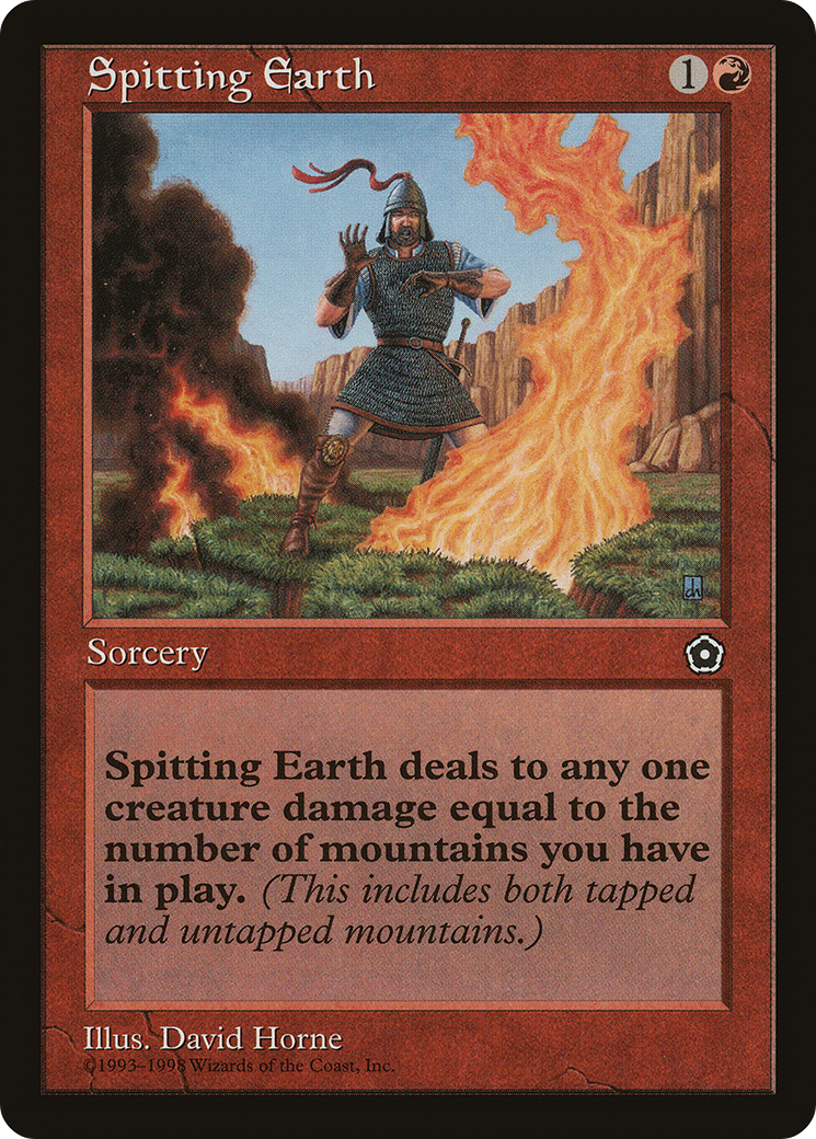 Spitting Earth Card Image