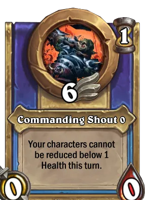 Commanding Shout {0} Card Image