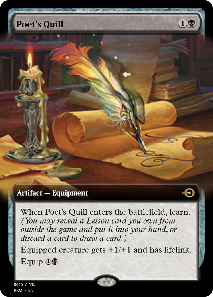 Poet's Quill Card Image