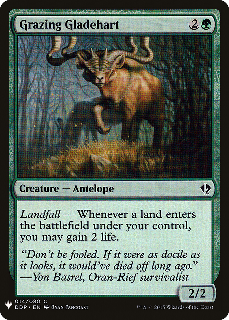 Grazing Gladehart Card Image