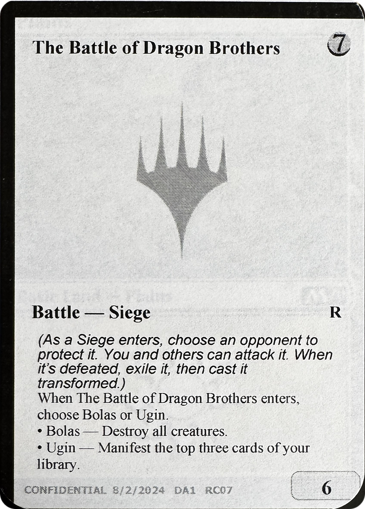 The Battle of Dragon Brothers // Fate Reforged Card Image