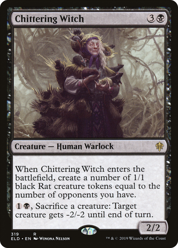 Chittering Witch Card Image