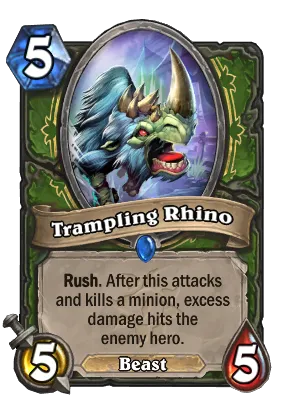 Trampling Rhino Card Image