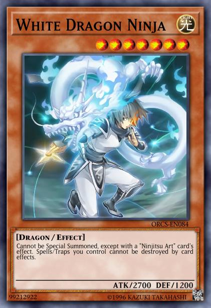 White Dragon Ninja Card Image