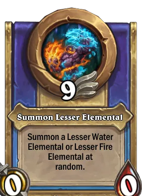 Summon Lesser Elemental Card Image