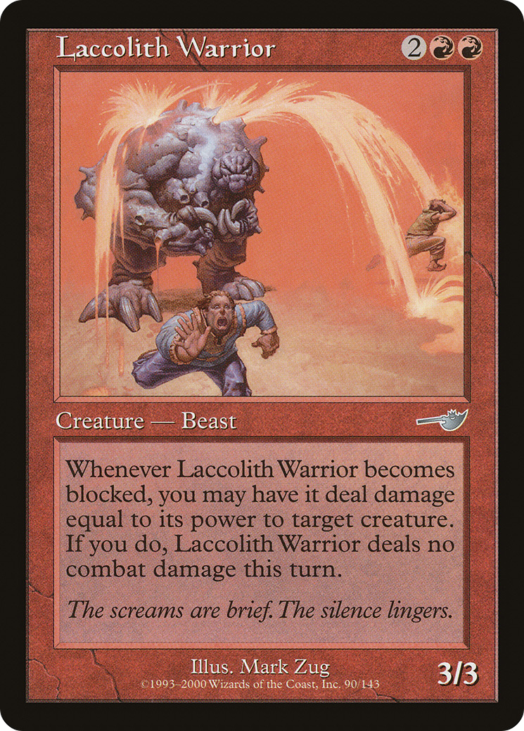 Laccolith Warrior Card Image